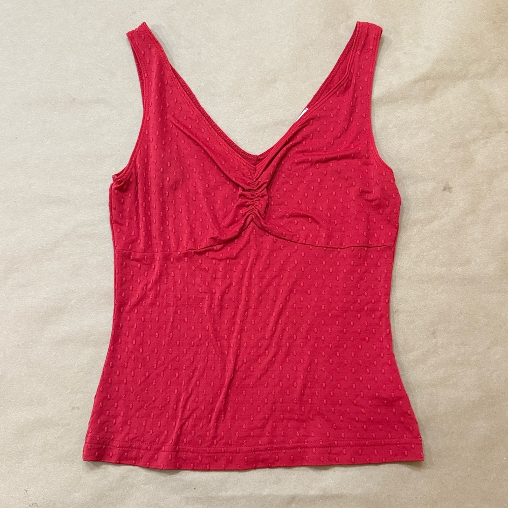 XOXO Vibrant Red Textured Top - Picture 9 of 9
